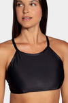 Aura7 Activewear Del Mar sports bra close up front profile