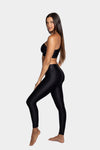 Aura7 Activewear Vita legging yoga pants side profile full with top