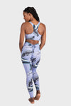 Aura 7 Activewear Tropic Capella legging yoga pants back