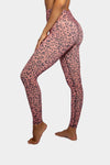 Aura 7 Activewear Wild Vita Legging Yoga Pants close up side profile pose