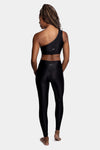 Aura7 Activewear Vita legging yoga pants back profile